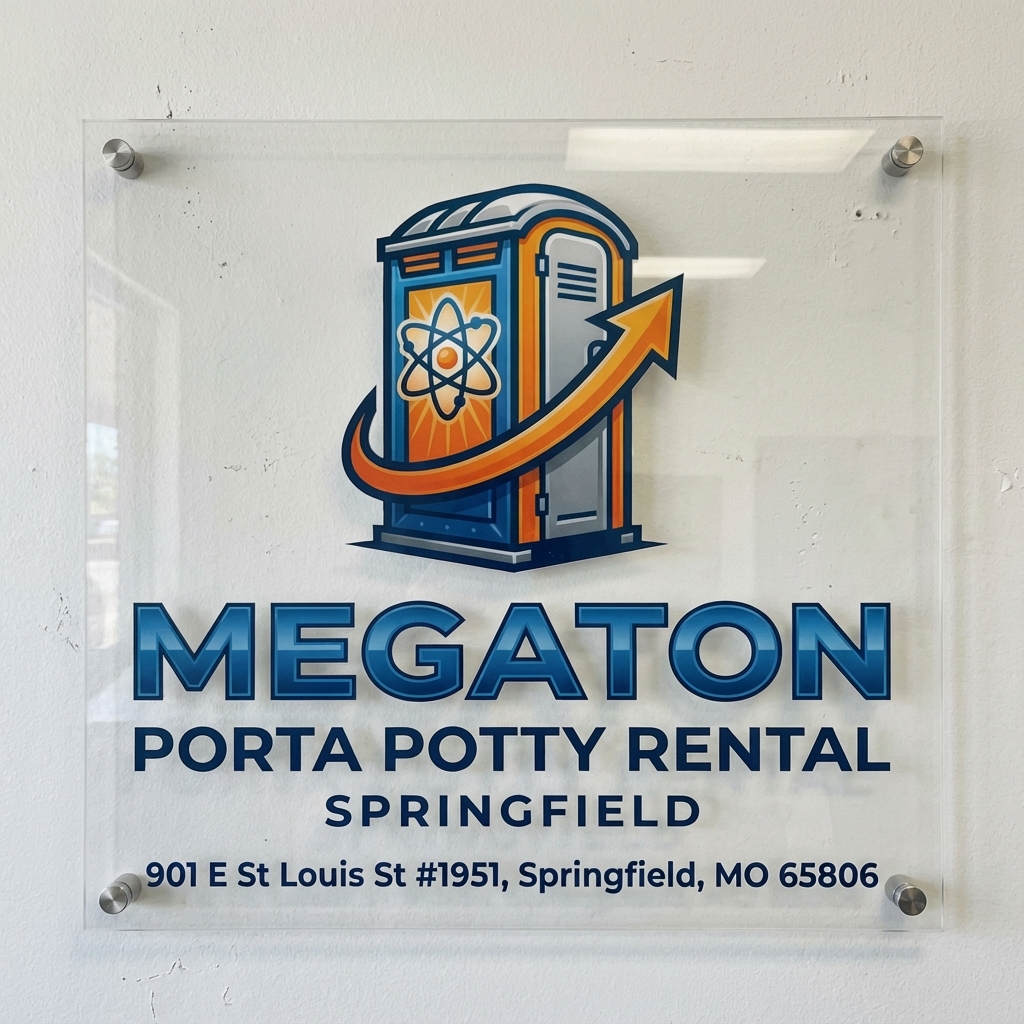 Megaton Porta Potty Rental Springfield office signage